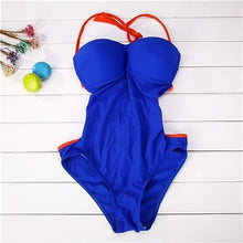 Load image into Gallery viewer, Blue Orange Bikini