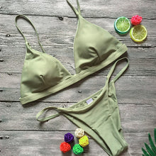 Load image into Gallery viewer, Bikini Set Summer Solid color