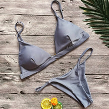 Load image into Gallery viewer, Bikini Set Summer Solid color