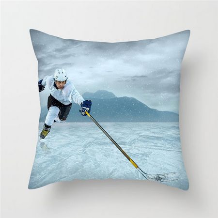 Ice-Skate Sports Cushion Cover