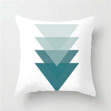 Load image into Gallery viewer, European Geometry Cushion Covers Blue
