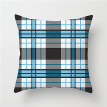 Load image into Gallery viewer, European Geometry Cushion Covers Blue