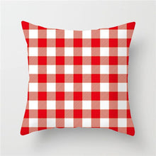 Load image into Gallery viewer, Mesh Geometry Cushion Cover Red