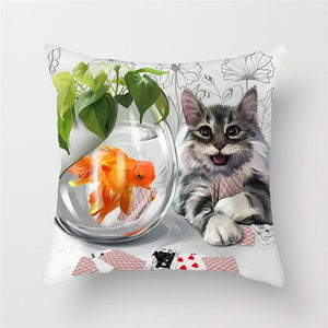 Cute Animal Cushion Cover