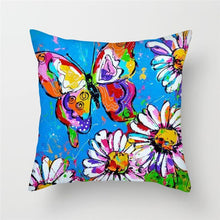 Load image into Gallery viewer, Colorful Butterfly Animal Cushion Cover