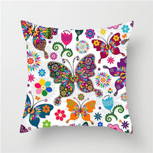 Load image into Gallery viewer, Colorful Butterfly Animal Cushion Cover