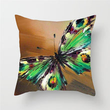 Load image into Gallery viewer, Colorful Butterfly Animal Cushion Cover