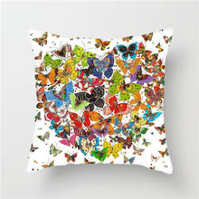 Load image into Gallery viewer, Colorful Butterfly Animal Cushion Cover