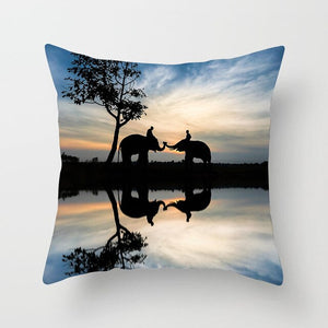 Forest Scenic Style Cushion Cover